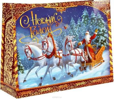 Пакет подарочный "Тройка" 61х46х20 см от интернет-магазина Континент игрушек