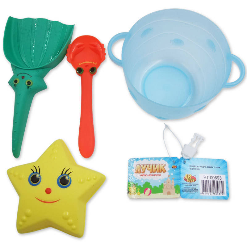 Набор для песка 4 предмета от интернет-магазина Континент игрушек