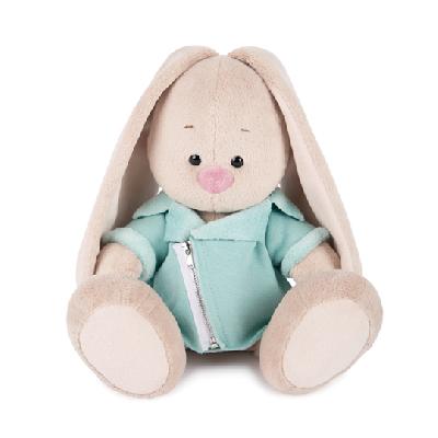 Зайка Ми в голубой меховой курточке 23 см от интернет-магазина Континент игрушек