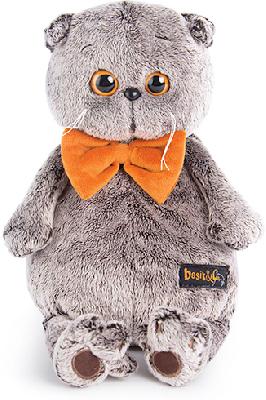 Басик в рыжем бархатном банте 19 см от интернет-магазина Континент игрушек