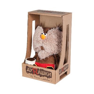 Сова & Coffee в Коробке, 25 см