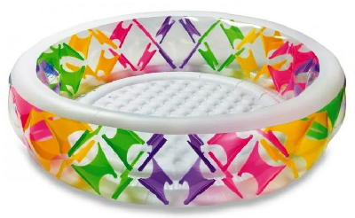 Бассейн надувной "Ромб", 229х56 см, от 6 лет 56494NP INTEX