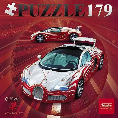 ПАЗЛЫ круглые 179 элементов А4ф d300мм Sport car от интернет-магазина Континент игрушек