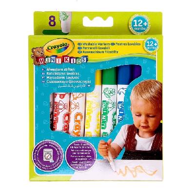 Н-р смыв-ся фломастеров д\малышей 8шт от интернет-магазина Континент игрушек