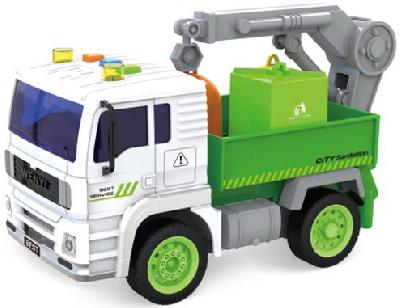 Мусоровоз 1:20, инерционный, звуковые и световые эффекты от интернет-магазина Континент игрушек