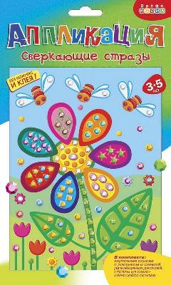 Мозаика -Сверкающие стразы. Цветочек от интернет-магазина Континент игрушек