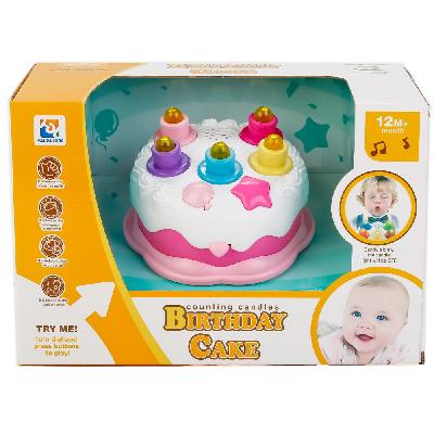 Торт музыкальный на бат. в кор от интернет-магазина Континент игрушек