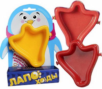 Формочки для песка и снега Лапоходы №3 от интернет-магазина Континент игрушек