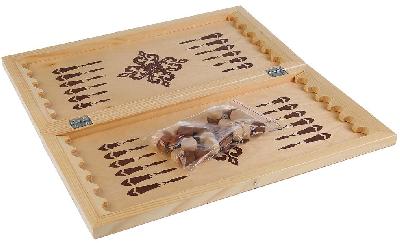 Игра настольная. Нарды деревянные, поле 40см х 40см от интернет-магазина Континент игрушек