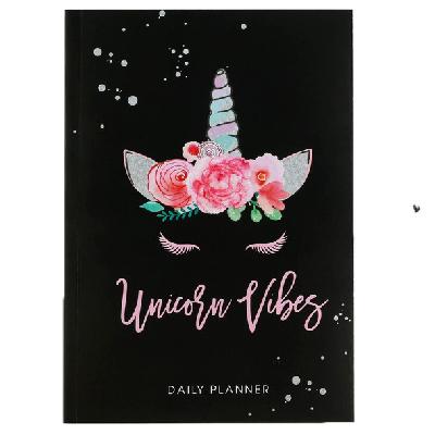 Ежедневник в тонкой обложке "Unicorn vibes" А5, 80 листов 4640780 от интернет-магазина Континент игрушек