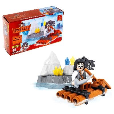 Конструктор Пираты "Пират на плоту", 48 деталей 884275 от интернет-магазина Континент игрушек