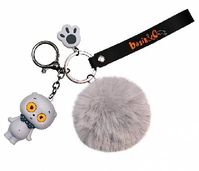 Брелок кот Басик с подвесом Лапка от интернет-магазина Континент игрушек