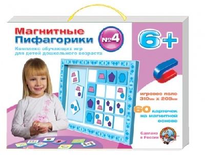 Игра настольная Магнитные Пифагорики №4  от интернет-магазина Континент игрушек