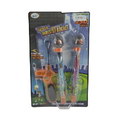 Сигнальная ракета 2 шт наборе, синий/фиолетовый, с механическим пусковым устройс