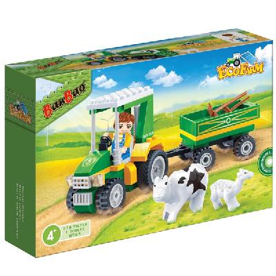 Конструктор Фермерский трактор, 115 деталей  Banbao (Банбао) от интернет-магазина Континент игрушек