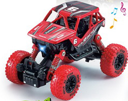 Джип 1:32 инерционный, с элементами из металла, звуковые и световые эффекты, 2 вида в ассортимент. ( от интернет-магазина Континент игрушек