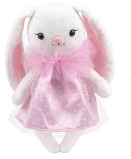 Зайка Мишель в платье c жабо