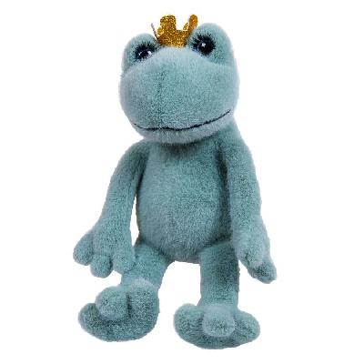 Реснички. Лягушка-царевна зеленая 20 см, игрушка мягкая