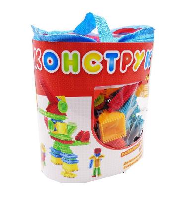 Кид Блок. Конструктор со щетинками, 90 деталей, 24x21,5x13 см от интернет-магазина Континент игрушек