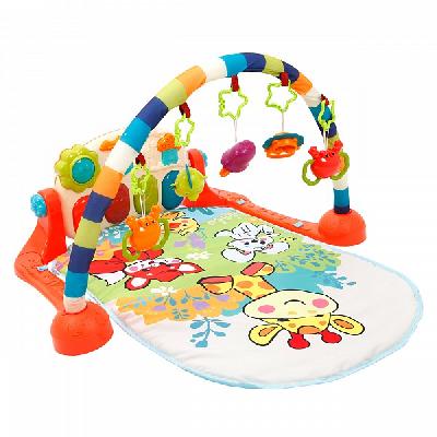 Музыкальный развивающий коврик "Жирафик и друзья" с игровой панелью