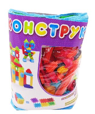 Кид Блок. Конструктор со щетинками, 150 деталей, 31x25x14 см от интернет-магазина Континент игрушек