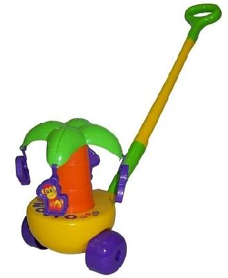 Каталка "Пальма" с ручкой   21,5х18х65 см