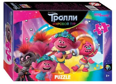 Пазл 54 элемента «Trolls-2», МИКС от интернет-магазина Континент игрушек