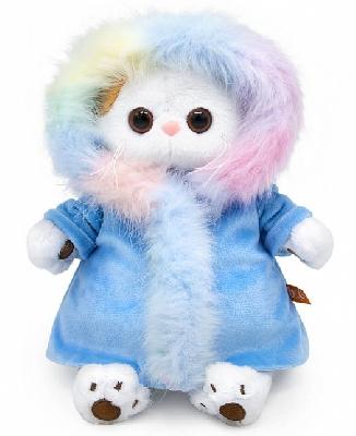 Мягкая игрушка кошка Ли-Ли в шубке с радужным мехом 24 см от интернет-магазина Континент игрушек