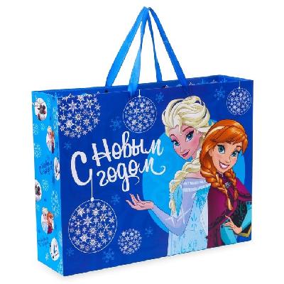 Пакет ламинат вертикальный "С Новым годом!", 40х31х11 см, Холодное сердце   4334220 от интернет-магазина Континент игрушек