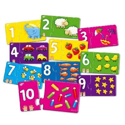 Пазлы-макси ДК парные "Веселый счет", 20 элементов от интернет-магазина Континент игрушек