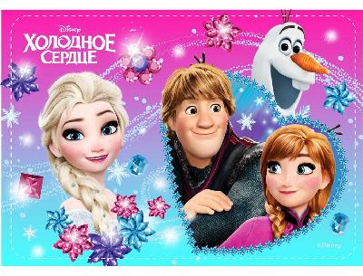 Покрытие на стол "Холодное сердце" от интернет-магазина Континент игрушек