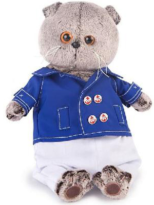 Басик в синем кителе 19 см от интернет-магазина Континент игрушек