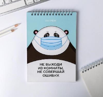 Скетчбук "Не выходи из комнаты"  А5, 40 листов 5046877 от интернет-магазина Континент игрушек