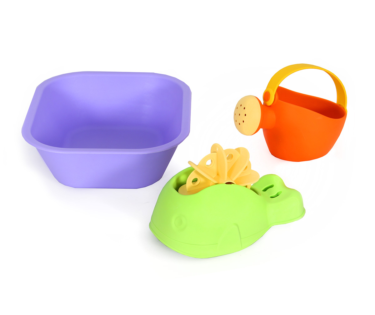 Набор мягкий №5: ванночка, лейка малая, кит от интернет-магазина Континент игрушек