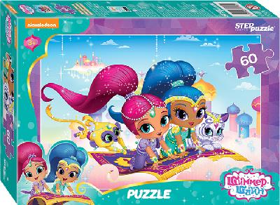 Мозаика "puzzle" 60 "Шиммер  и Шайн" (Никелодеон), арт. 81175 от интернет-магазина Континент игрушек