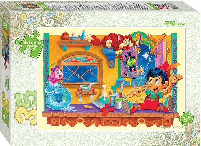 Мозаика "puzzle" 35 "Пиноккио" (Любимые сказки), арт. 91170 от интернет-магазина Континент игрушек