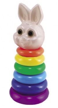 Пирамидка "Кролик" h 28 см, d 13 см