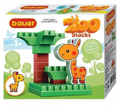 Конструктор Bauer Зооблокс Жираф 20х6х17 см. от интернет-магазина Континент игрушек