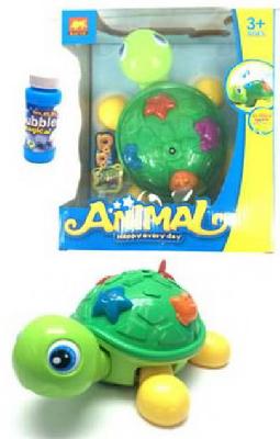 Набор для пускания мыльных пузырей "Черепашка", световые и звуковые эффекты, 22,5х12х25,5 см от интернет-магазина Континент игрушек