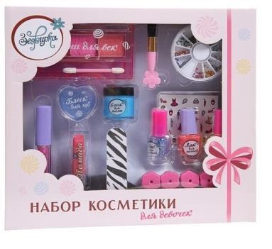 Зефирка. "Будь ярче!" Набор декоративной косметики для девочек "Latino" от интернет-магазина Континент игрушек