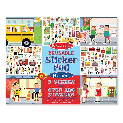 Набор для творчества. Набор стикеров "Город" от интернет-магазина Континент игрушек