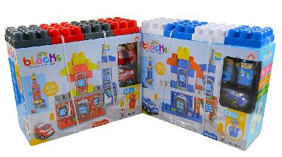 Конструктор блочный для малышей от интернет-магазина Континент игрушек