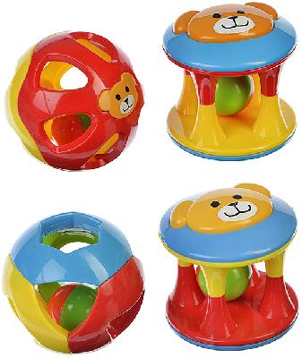 Погремушка Веселый шарик,10х20х8см