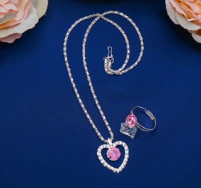 Набор "Выбражулька" 2 предмета:кулон, кольцо сердечко от интернет-магазина Континент игрушек