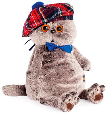 Басик в клетчатом берете 19 см от интернет-магазина Континент игрушек