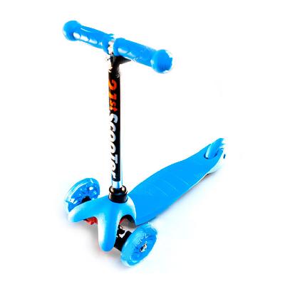 Самокат трехколесный со свет. колесами (алюмин-пластм. с амортизатором) от интернет-магазина Континент игрушек