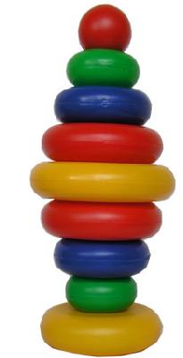 Выдувка. Пирамидка Радуга - 8 Ш