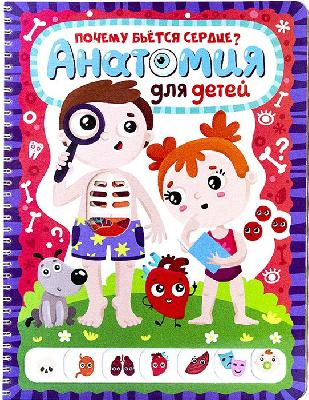 Книга. Энциклопедия. Почему бьётся сердце? Анатомия для детей от интернет-магазина Континент игрушек
