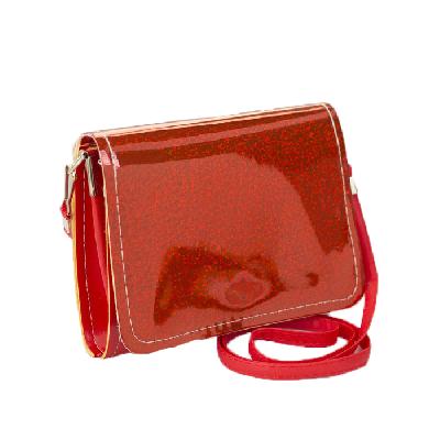 Сумка дет Блеск, 15*3*11,5, 2отд на клапане, длин ремень, красный   3945164 от интернет-магазина Континент игрушек