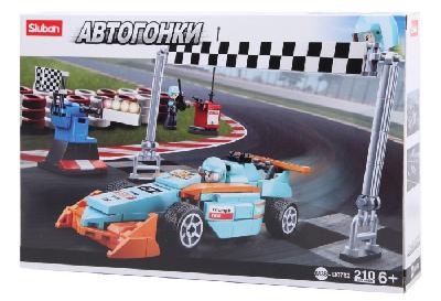 Конструктор серии Автогонки, 210 деталей от интернет-магазина Континент игрушек